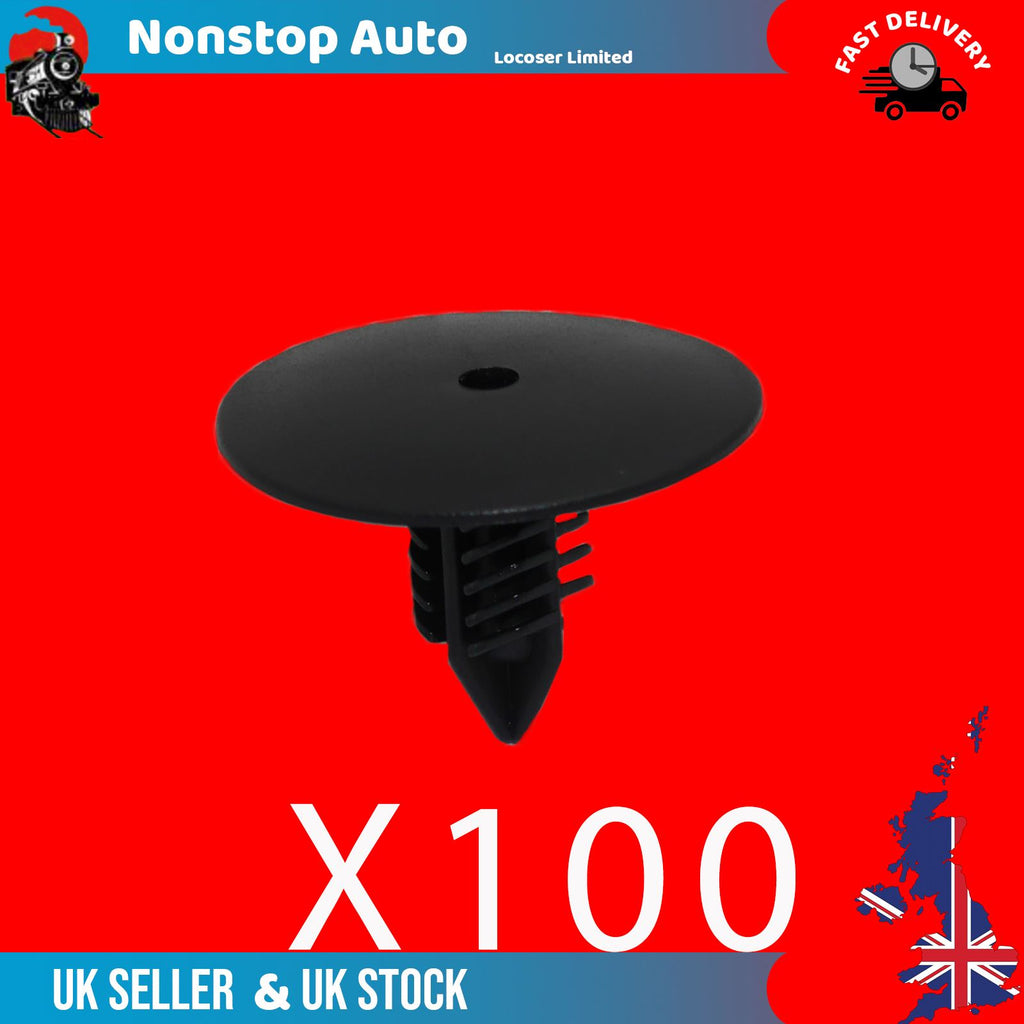 100X For Renault Clio Mk2 Mk3 Kangoo Laguna Mk1 Mk2 Logan Megane Mk1 Mk2 Modus Scenic Mk2 Trafic Mk2 Twingo Vel Satis Master Escape Dacia Logan Duster Sandero Wheel Arch Cover Panel Splash Guard Clips 7703077435