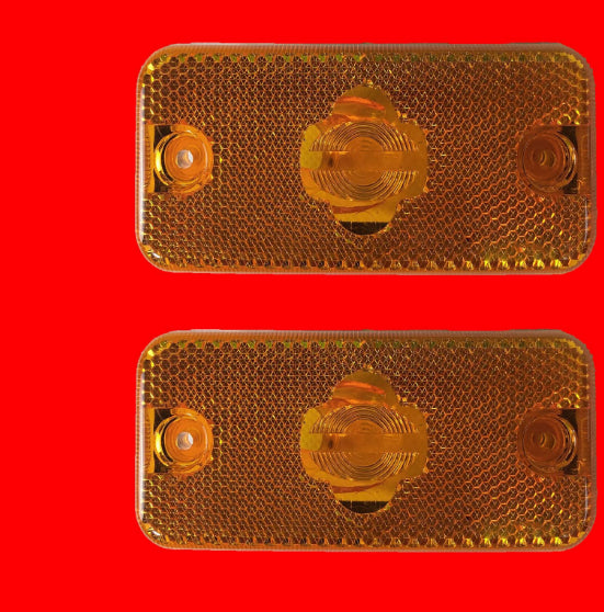 2 X SIDE INDICATOR REPATER LENS LIGHT AMBER FIAT  DUCATO PEUGEOT BOXER CITROEN RELAY (2006-2016) IVECO  DAILY (1999-2016) 6303.A1