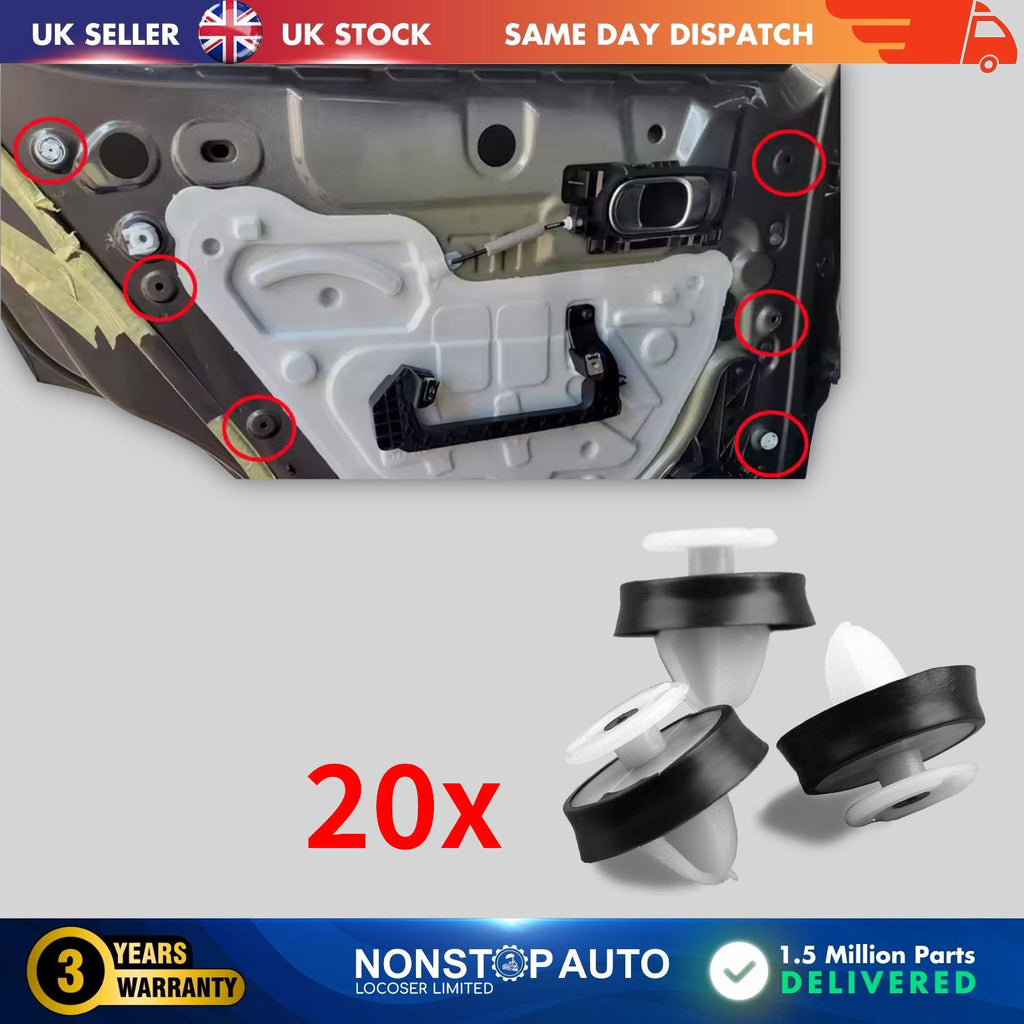 20X Door Moulding Panel Trim Clips For  RENAULT Master Vauxhall Movano Nissan NV400 7703077469