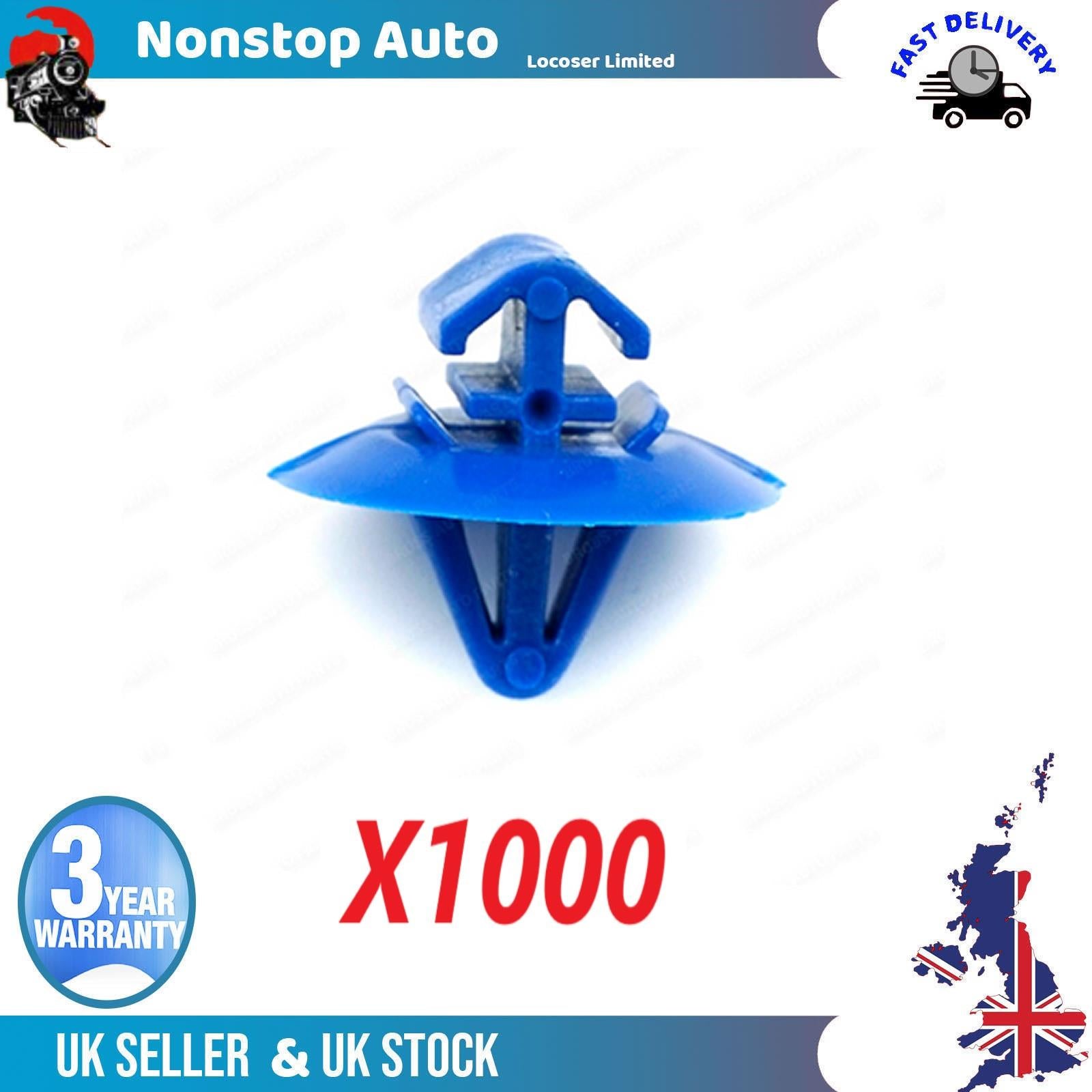 1000X Panel Trim Clips - Side Door Moulding Clips For IVECO Daily IV V NISSAN Interstar OPEL Movano RENAULT Master II 7703077420