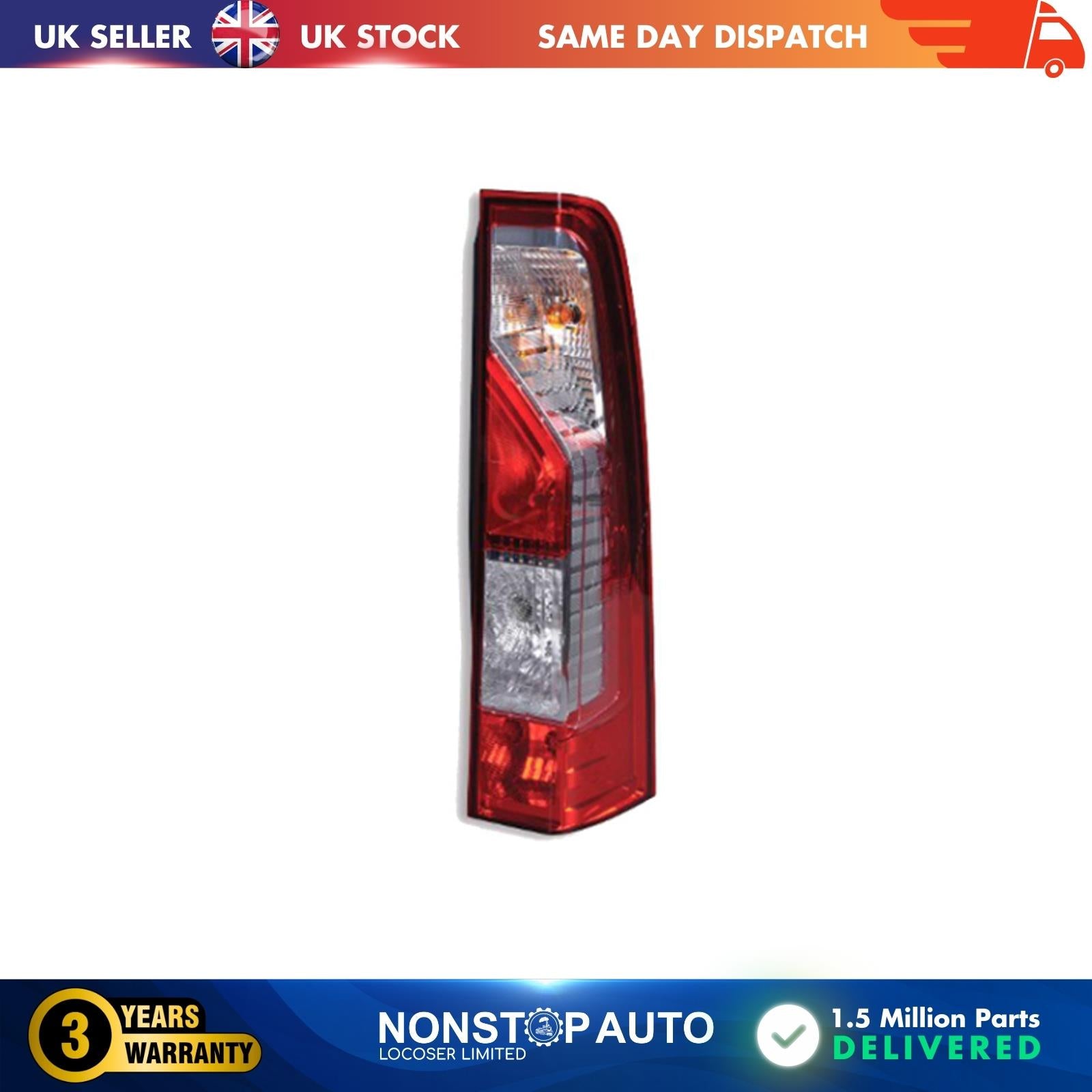 Rear Tailgate Light Lamp Right Side FITS Nissan NV400 265500023R 93197461