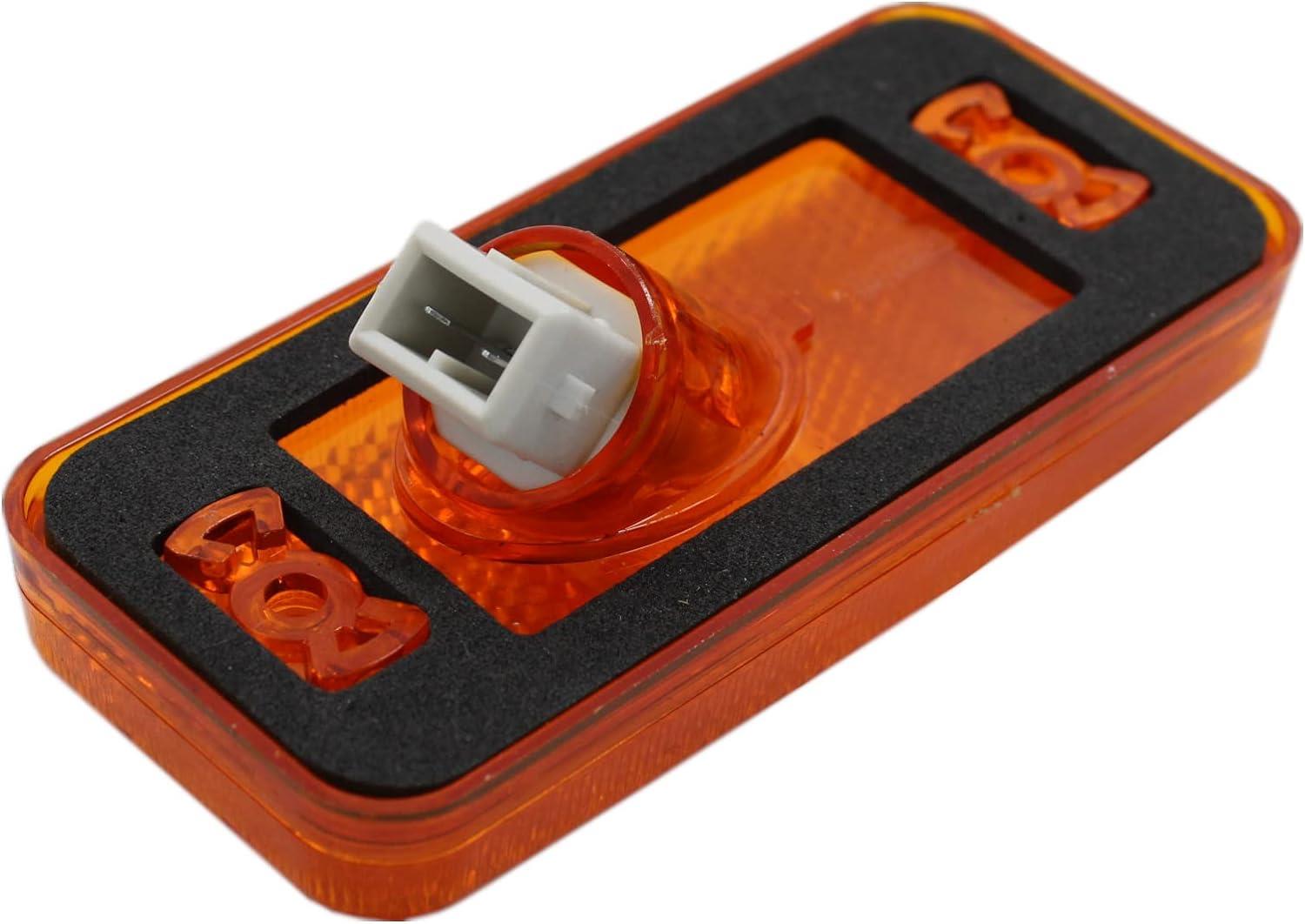 2x for FIAT Ducato 2006-2016 Side Indicator Marker Lens Light + socket 6303.A1