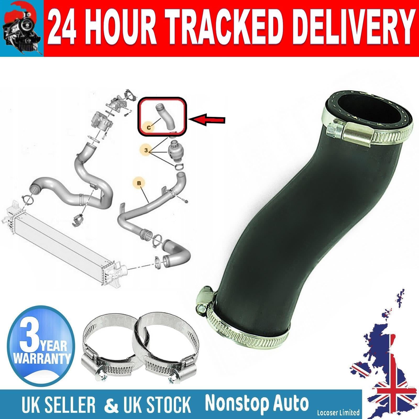 TURBO INTERCOOLER HOSE PIPE SET FOR PEUGEOT BOXER CITROEN JUMPER II  2.0 2.2 HDI VAUXHALL – OPEL MOVANO C 2.2 D FIAT DUCATO 2.0 JTD 1398849080