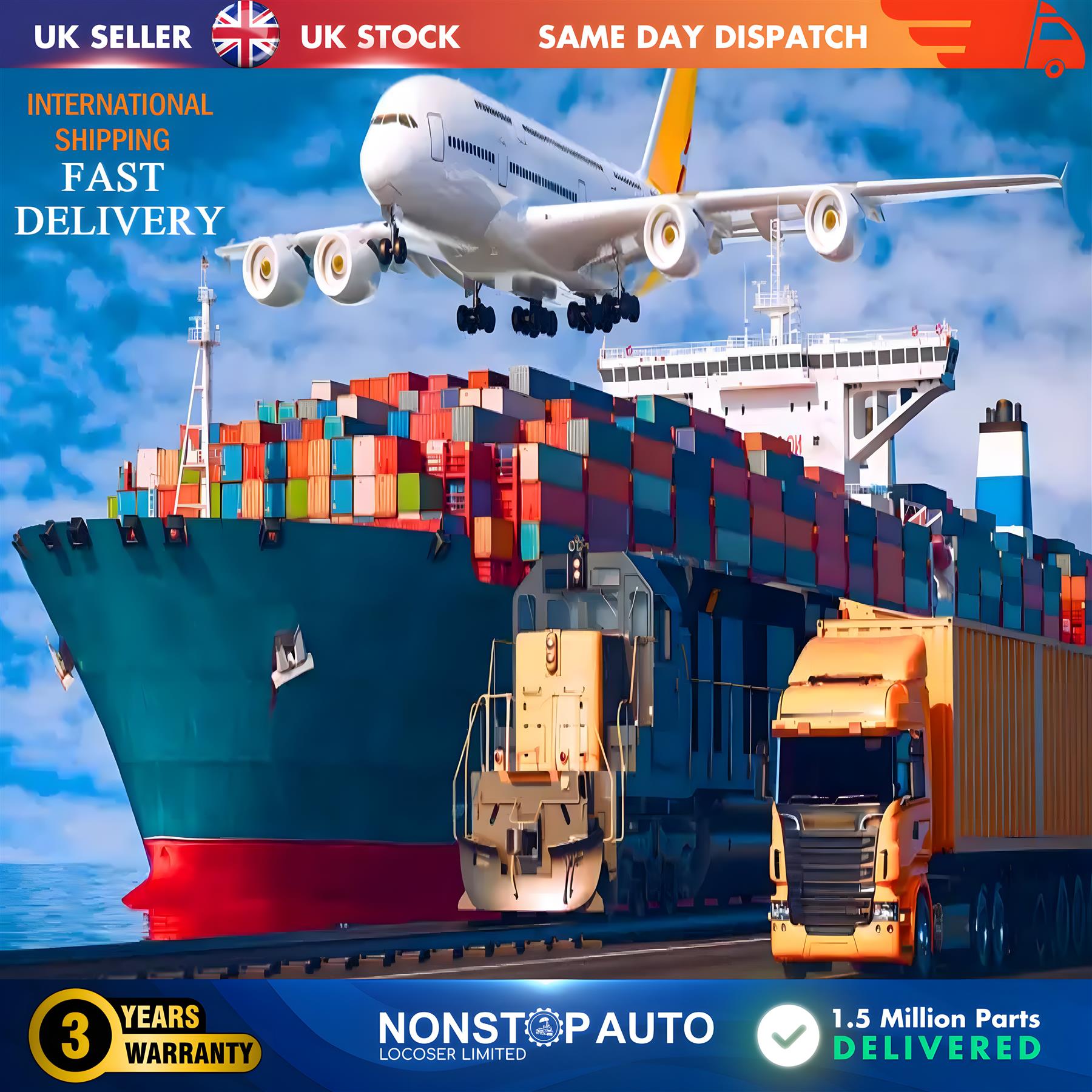 2X Rear Bumper End Cap Corner Left and Right For FORD Transit MK6 MK7 2000-2014