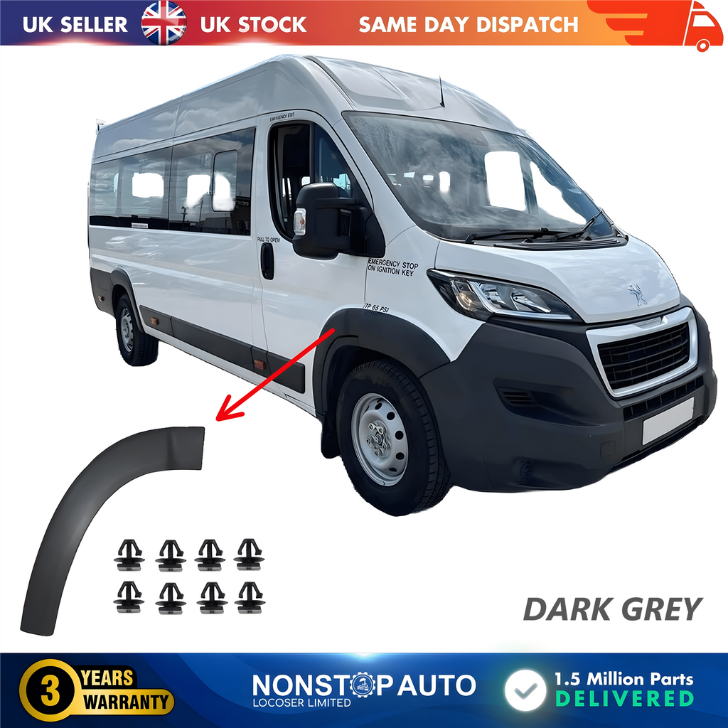 Wheel Arch Trim Moulding Front Right For CITROEN Relay PEUGEOT Boxer FIAT Ducato 2006 on 8545FF