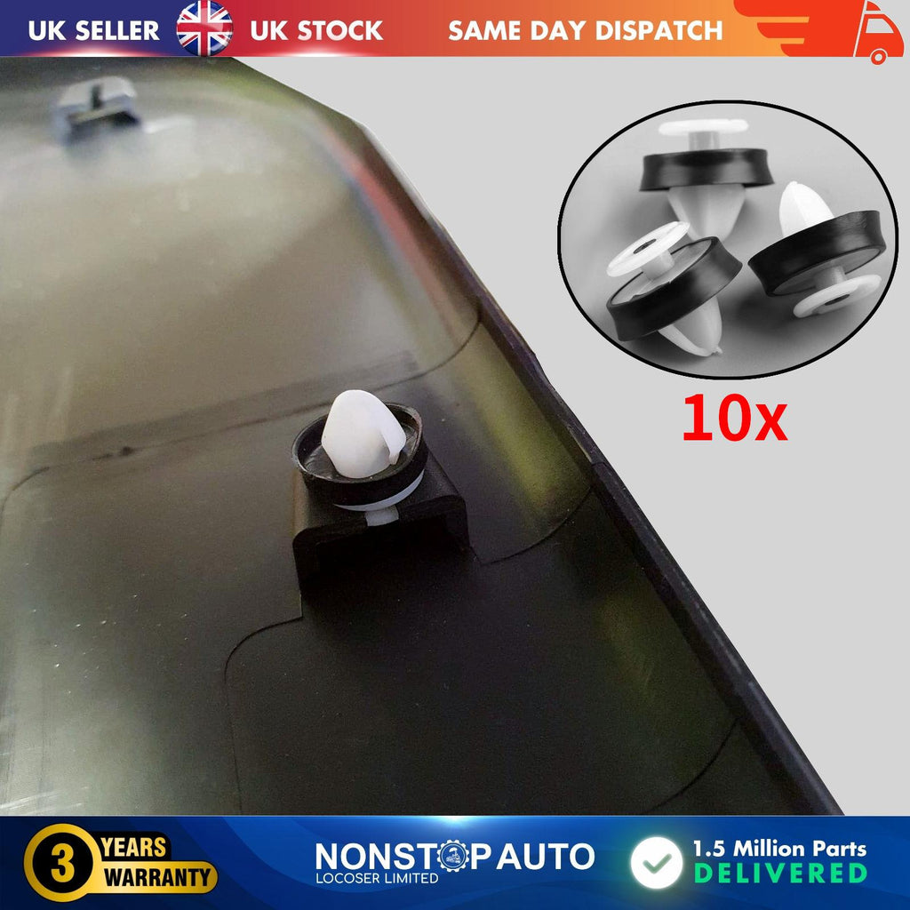 10X Door Moulding Panel Trim Clips For  RENAULT Master Vauxhall Movano Nissan NV400 7703077469