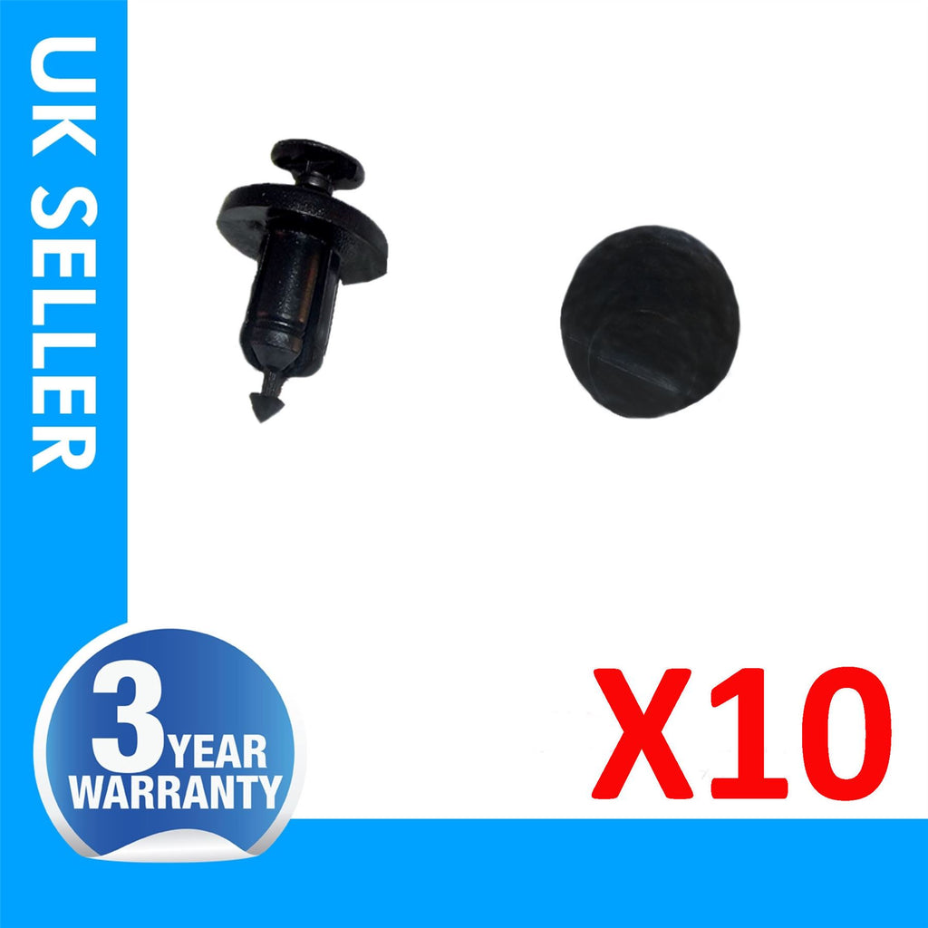 RENAULT Megane Clio Scenic Laguna Modus Master Trafic Espace Twingo Velsatis Nissan Micra Almera Qashqai Primastar Interstar Vauxhall Vivaro Movano bumper front grill panel clips X10