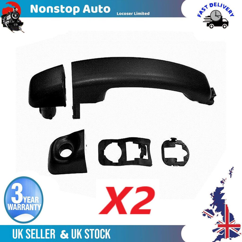 2 X SLIDING OUTER DOOR HANDLE FRONT REAR SIDE FITS RENAULT Master MK3 VAUXHALL Movano NISSAN NV400 806075963R