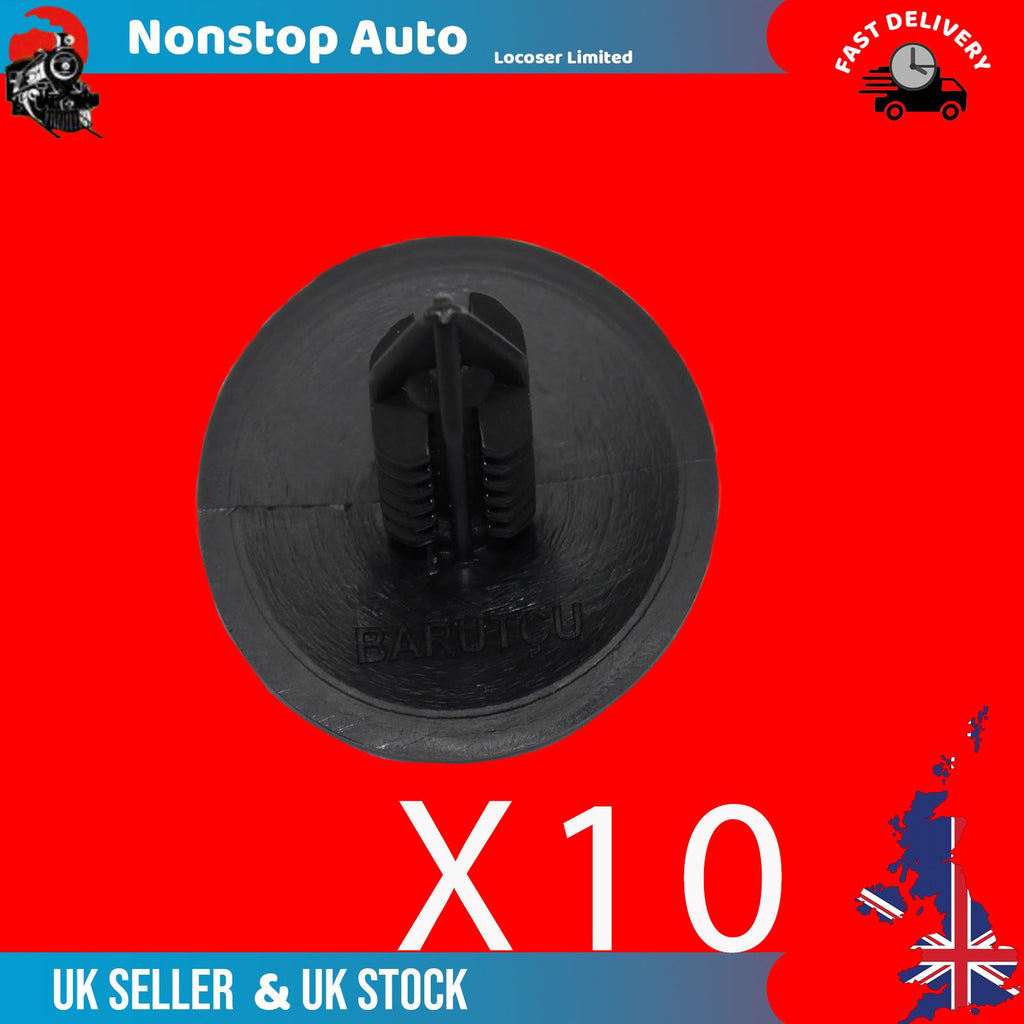 10X For Renault Clio Mk2 Mk3 Kangoo Laguna Mk1 Mk2 Logan Megane Mk1 Mk2 Modus Scenic Mk2 Trafic Mk2 Twingo Vel SatÄ±s Master Escape Dacia Logan Duster Sandero Wheel Arch Cover Panel Splash Guard Clips 7703077435