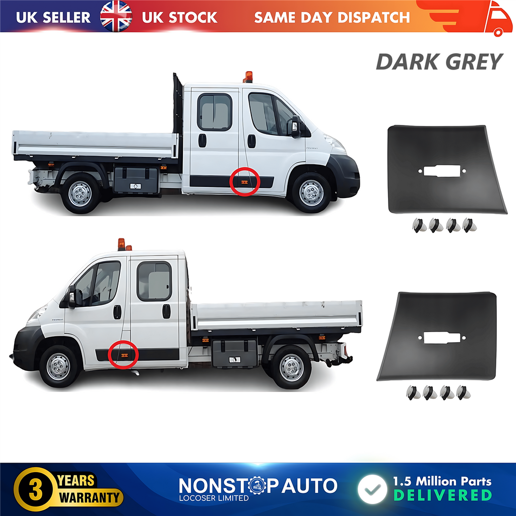 2X Moulding Trim Panel Left and Right For CITROEN Relay PEUGEOT Boxer FIAT Ducato 2006 on
