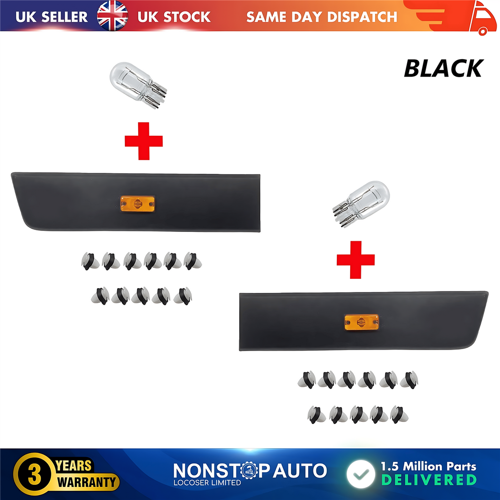 2X Moulding Trim Panel Indicator Bulb Rear Left and Right For CITROEN Relay PEUGEOT Boxer FIAT Ducato 2006 on