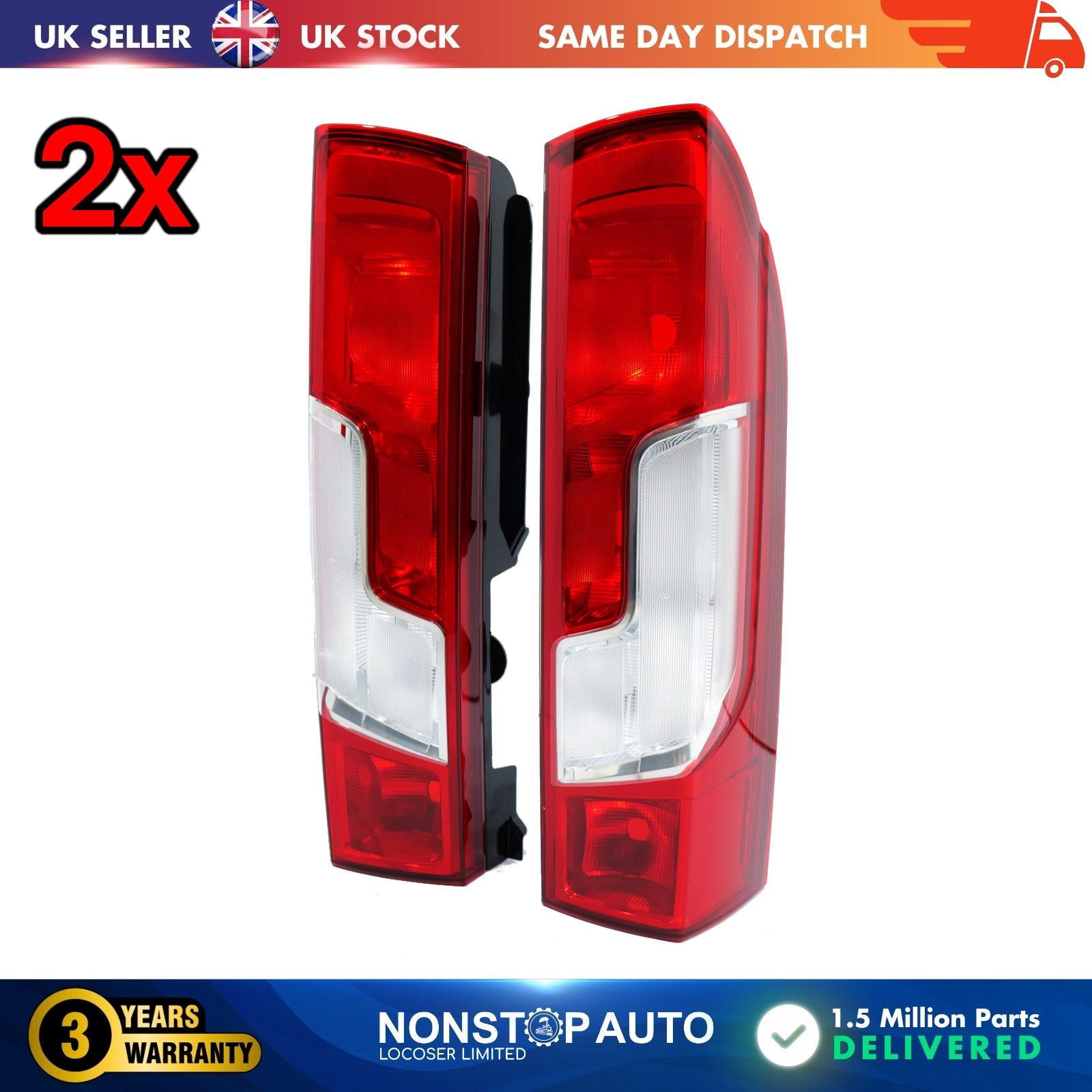 Tail Light Lamp Rear Left & Right For CITROEN Relay / Jumper FIAT Ducato PEUGEOT Boxer VAUXHALL / OPEL Movano C 1380672080