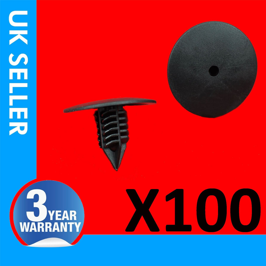 100X For Renault Clio Mk2 Mk3 Kangoo Laguna Mk1 Mk2 Logan Megane Mk1 Mk2 Modus Scenic Mk2 Trafic Mk2 Twingo Vel Satis Master Escape Dacia Logan Duster Sandero Wheel Arch Cover Panel Splash Guard Clips 7703077435