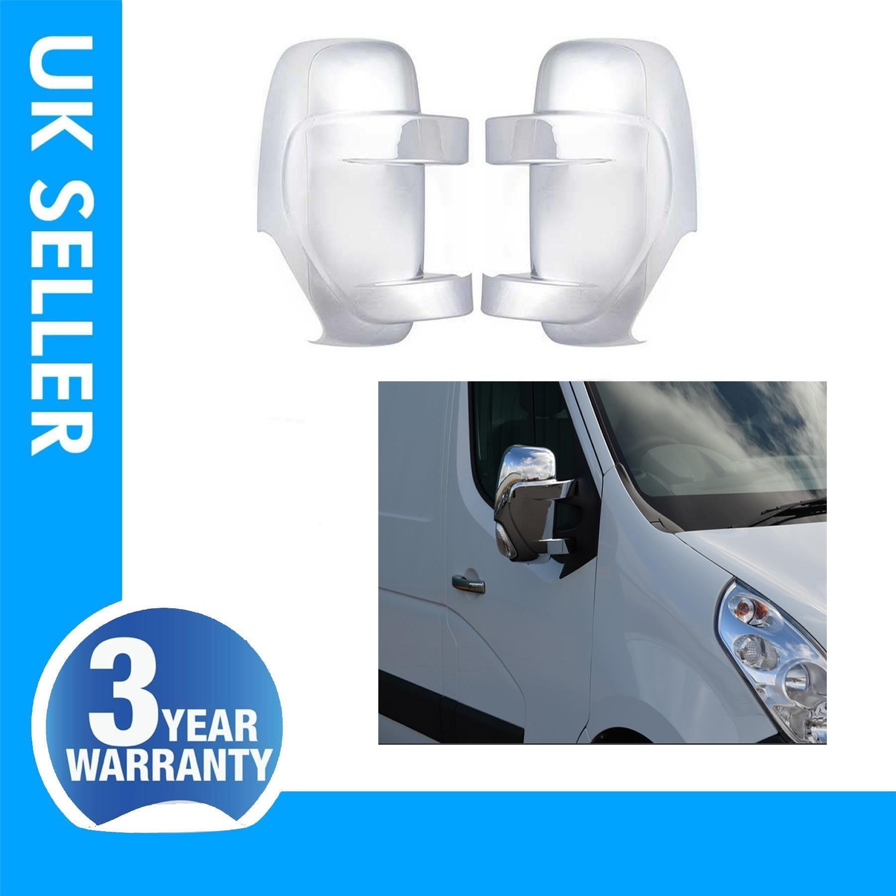 Wing Mirror Cover Cap Chrome / left&right For RENAULT Master OPEL Movano