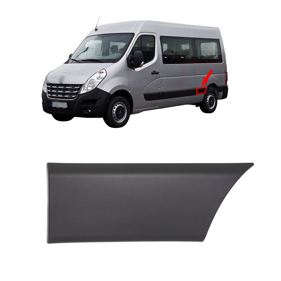 Door Side Band Moulding Rear Left Short for NISSAN NV400 768F20006R