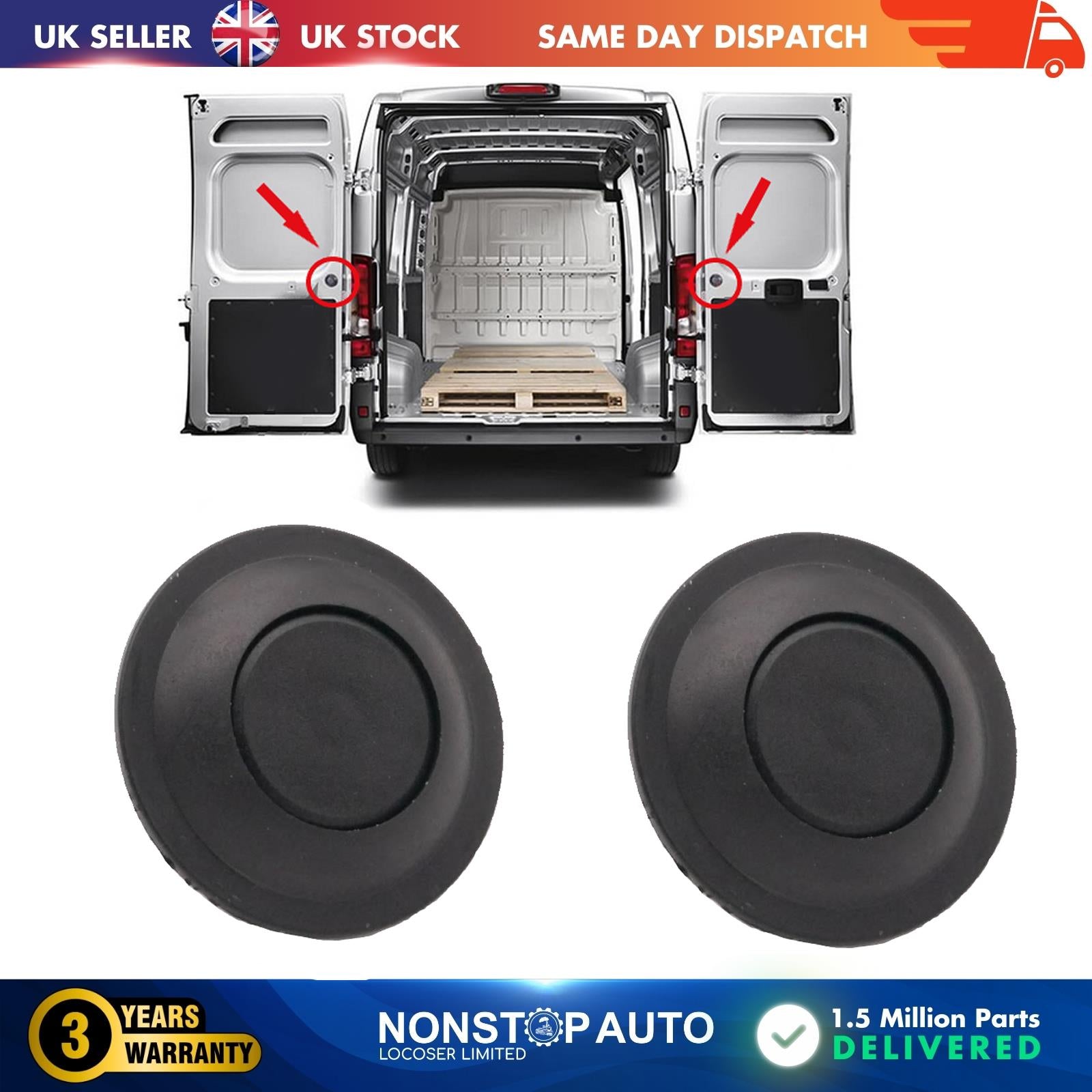 2pcs REAR INNER DOOR RELEASE BUTTON FOR CITROEN JUMPER II FIAT  DUCATO PEUGEOT BOXER 872830