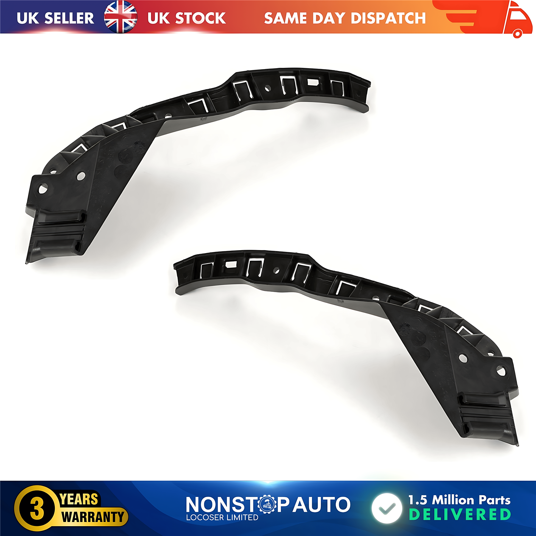 2X Front Bumper Bracket Holder Small L and R For PEUGEOT Boxer 2014 on
