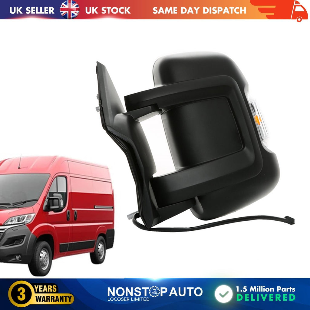 WING MIRROR ELECTRIC HEATED SHORT ARM LEFT FULL DOOR FOR CITROEN JUMPER II FIAT DUCATO PEUGEOT BOXER 735424423