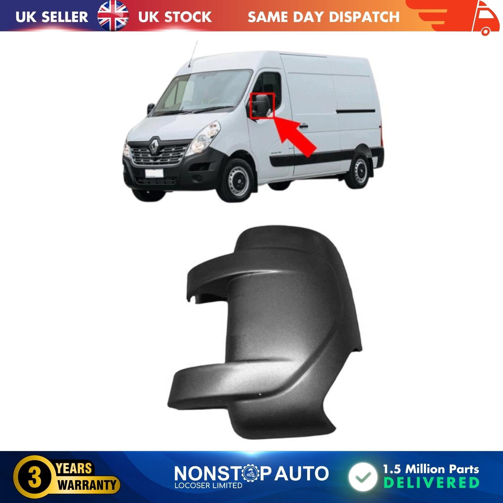 RENAULT Master Vauxhall Opel Movano wing mirror cover cap / left