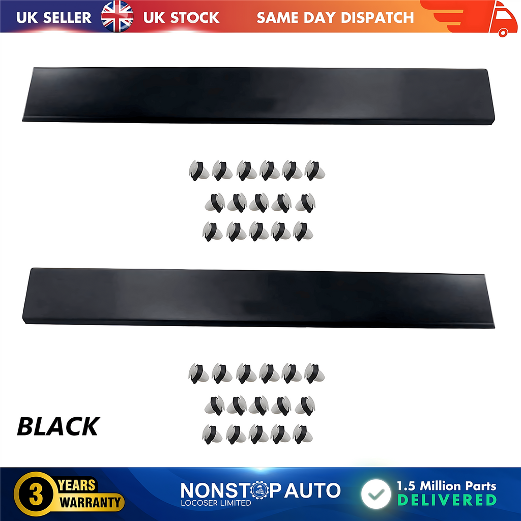 2X Moulding Trim Panel Middle Left and Right Black For CITROEN Relay PEUGEOT Boxer FIAT Ducato 2006 on