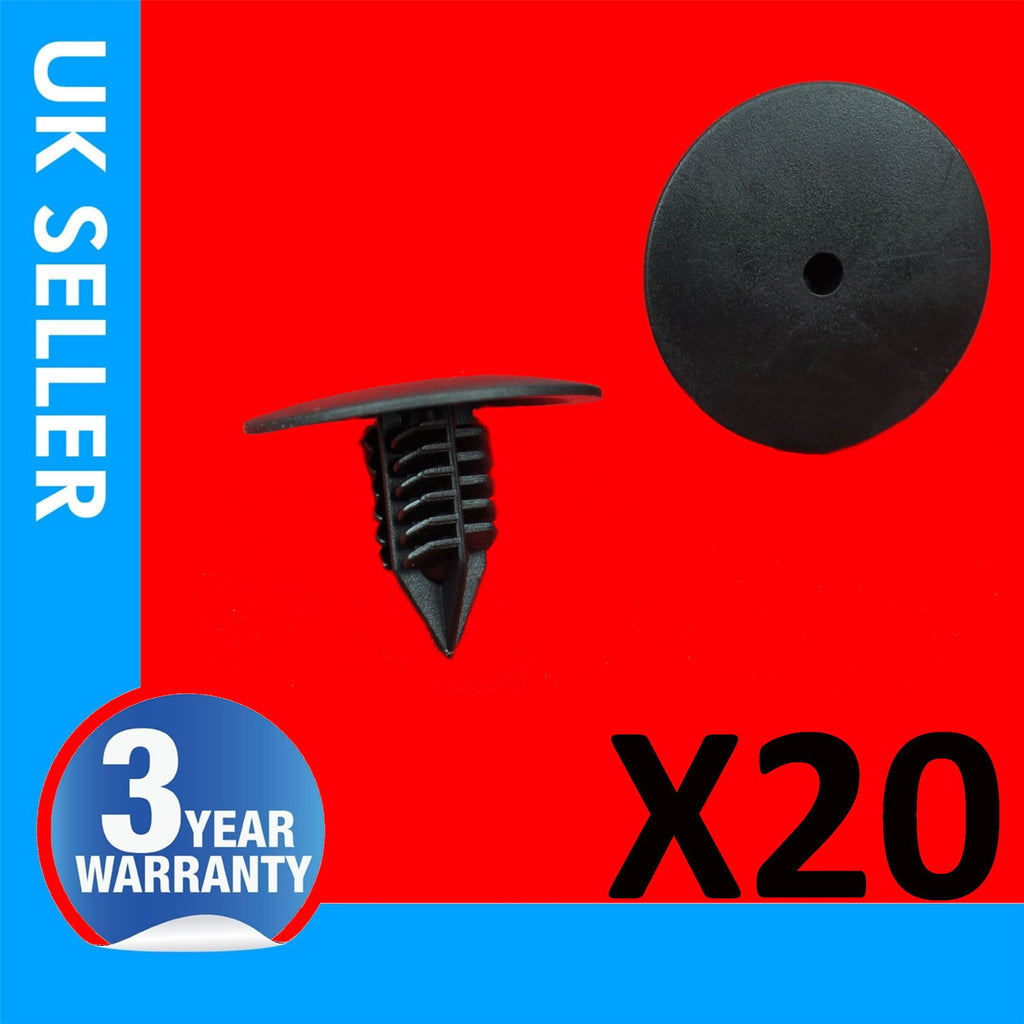 20X For Renault Clio Mk2 Mk3 Kangoo Laguna Mk1 Mk2 Logan Megane Mk1 Mk2 Modus Scenic Mk2 Trafic Mk2 Twingo Vel SatÄ±s Master Escape Dacia Logan Duster Sandero Wheel Arch Cover Panel Splash Guard Clips 7703077435