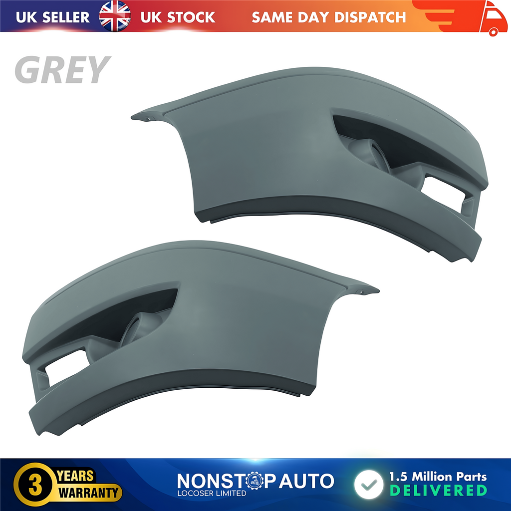 2X Front Bumper Corner Left and Right No Fog Hole For FORD Transit MK7 2006-2014 1437326 1437327