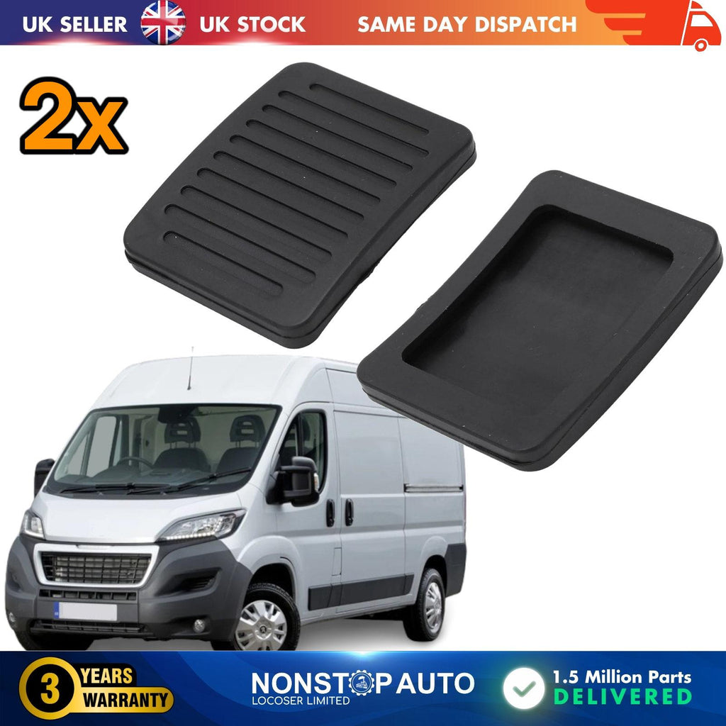 2X CLUTCH BRAKE PEDAL RUBBER PAD Fits CITROEN Jumper FIAT Ducato PEUGEOT Boxer 450432 71747697