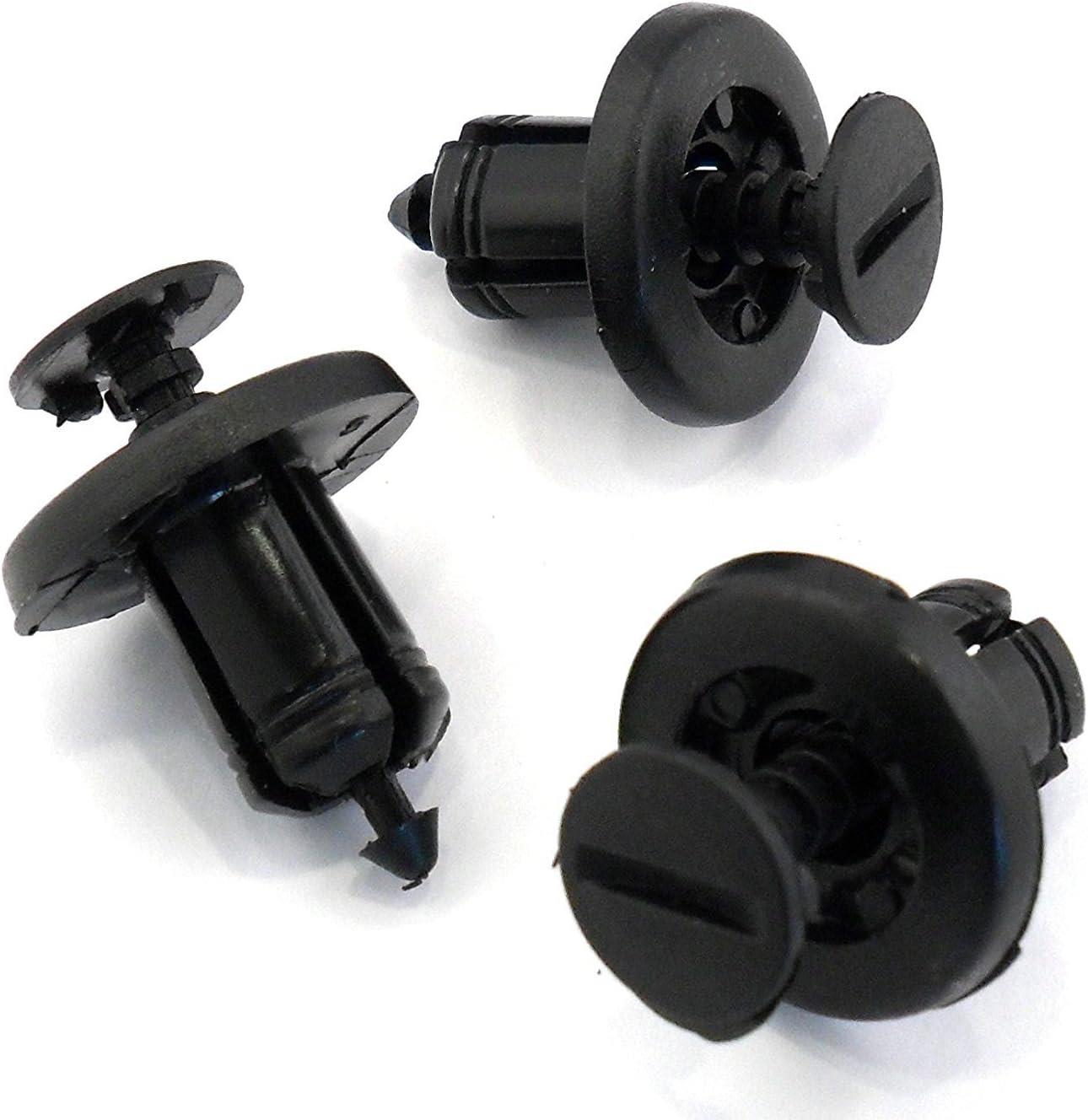 RENAULT Megane Clio Scenic Laguna Modus Master Trafic Espace Twingo Velsatis Nissan Micra Almera Qashqai Primastar Interstar Vauxhall Vivaro Movano bumper front grill panel clips X10