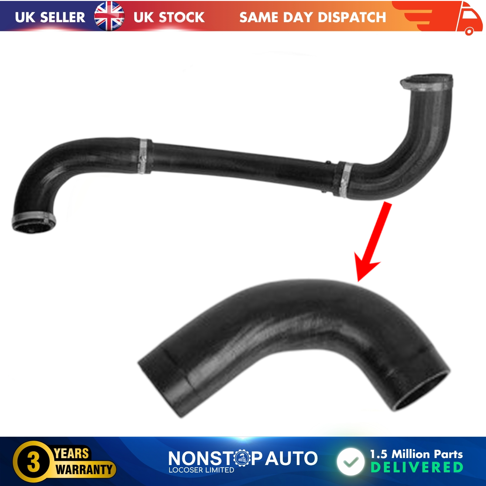 TURBO INTERCOOLER HOSE PIPE large FOR FORD Transit V363 Ecoblue  KK316F073CA