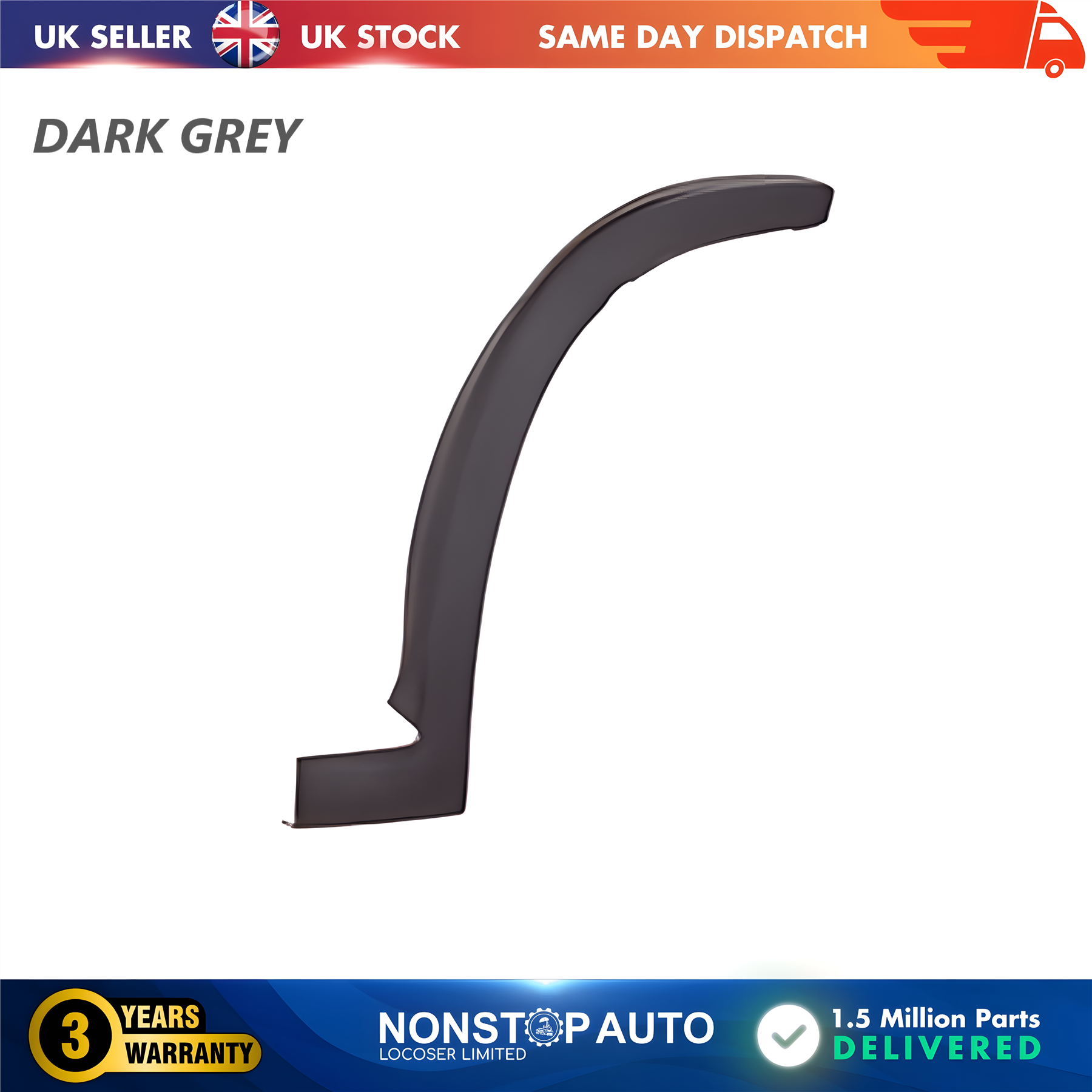 Wheel Arch Trim Moulding Front Right For CITROEN Relay PEUGEOT Boxer FIAT Ducato 2006 on 8545HE