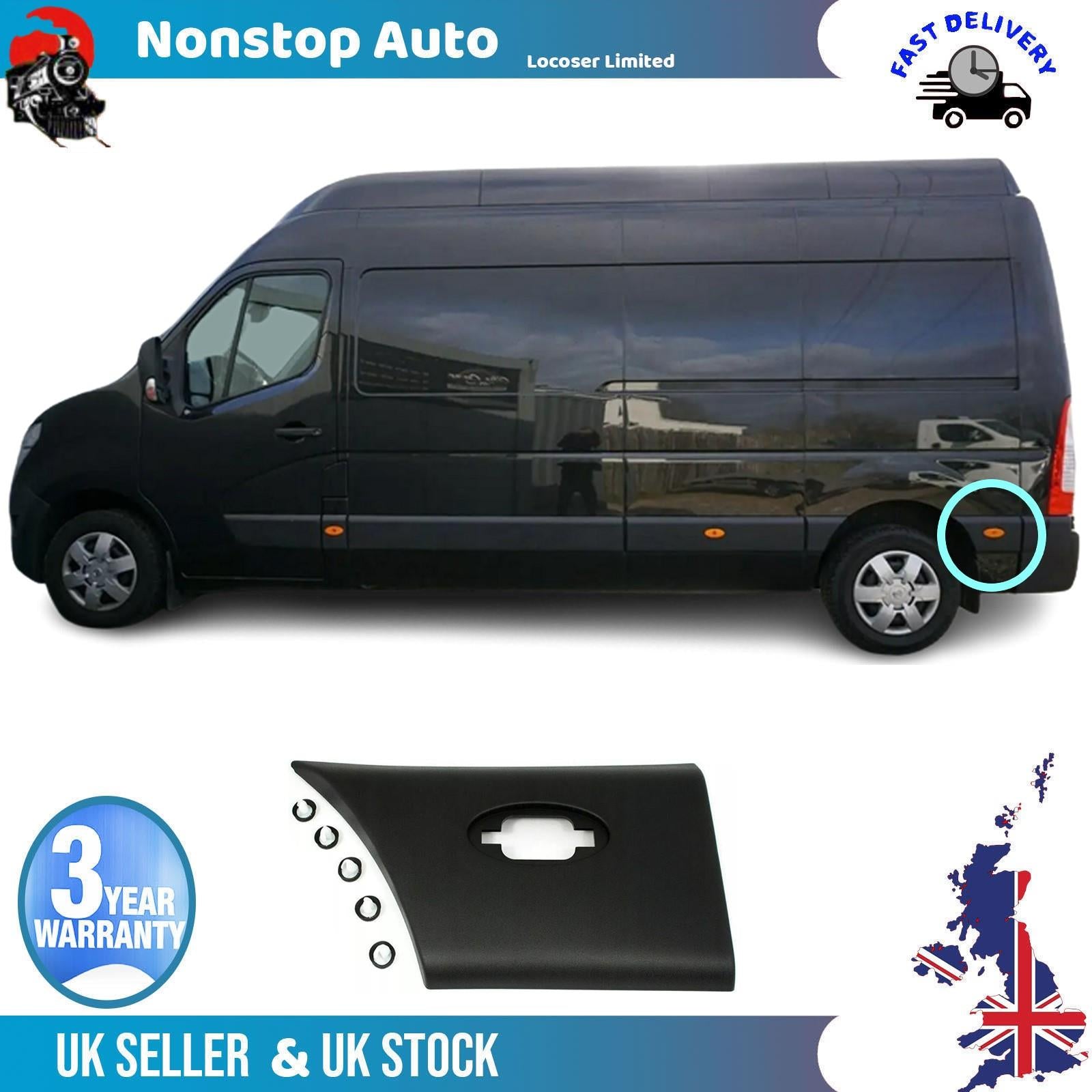 Side Moulding Strip Panel Rear Left For NISSAN NV400 768F20007R