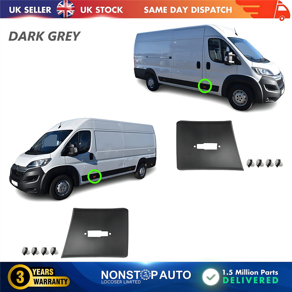 2X Moulding Trim Panel Left and Right For CITROEN Relay PEUGEOT Boxer FIAT Ducato 2006 on