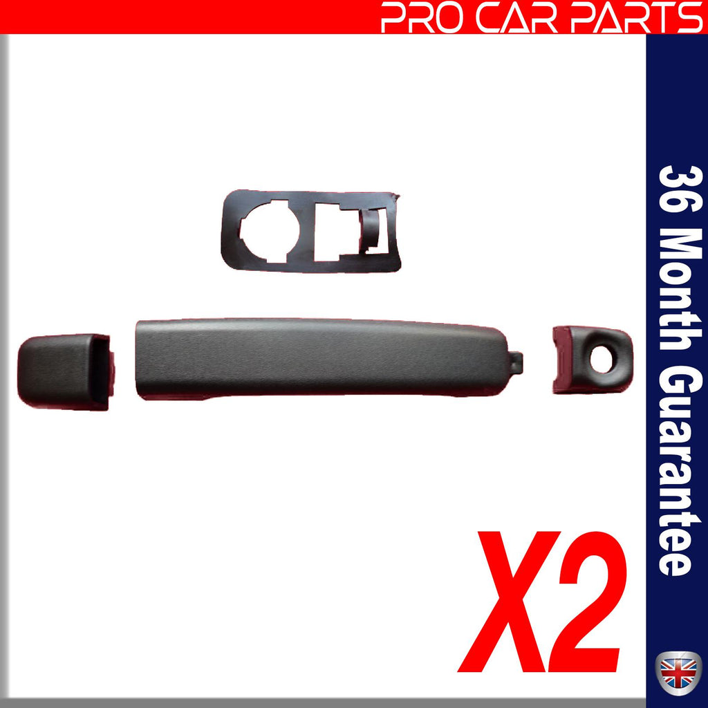 2 X SLIDING OUTER DOOR HANDLE FRONT REAR SIDE FITS RENAULT Master MK3 VAUXHALL Movano NISSAN NV400 806075963R