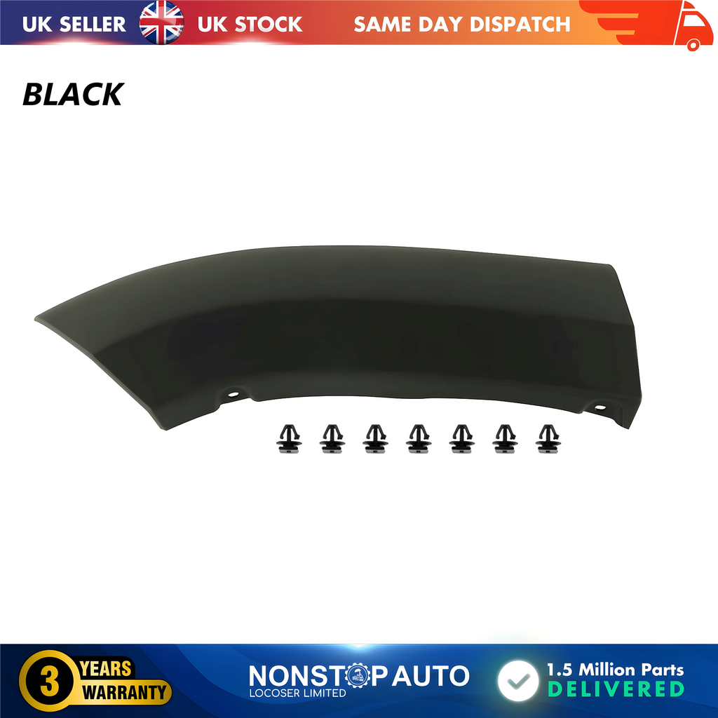 Wheel Arch Trim Moulding Front Left Black For CITROEN Relay PEUGEOT Boxer FIAT Ducato 2014 on 1612583680
