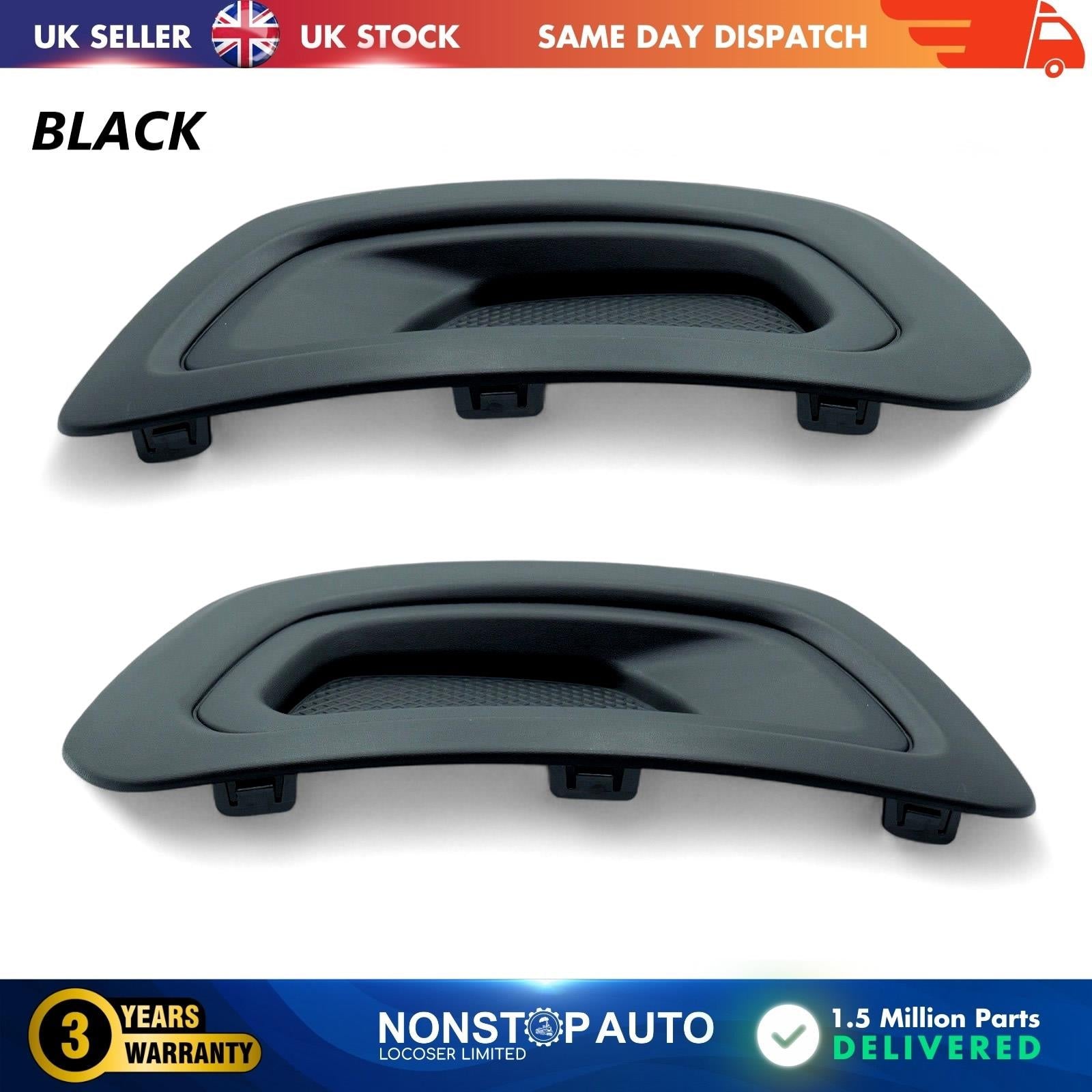 2X Fog Light Grille No Fog Hole Left and Right For FORD Transit V363 MK8 2019-2025