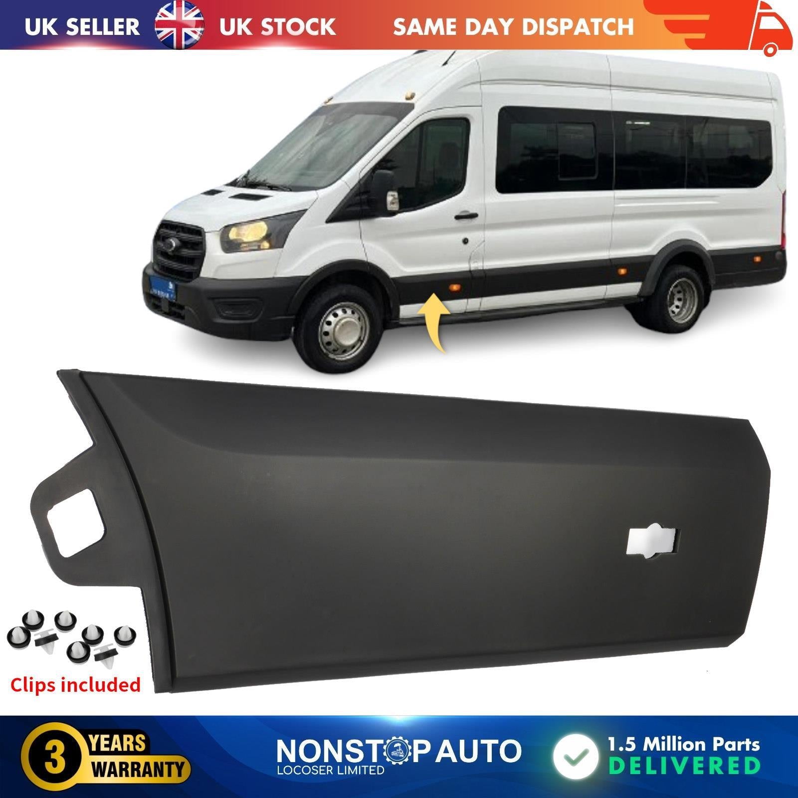 Front Left Door Moulding Panel Trim For Ford Transit MK8 2014-on