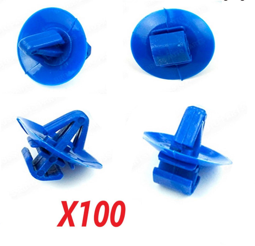 100X Panel Trim Clips - Side Door Moulding Clips For IVECO Daily IV V NISSAN Interstar OPEL Movano RENAULT Master II 7703077420