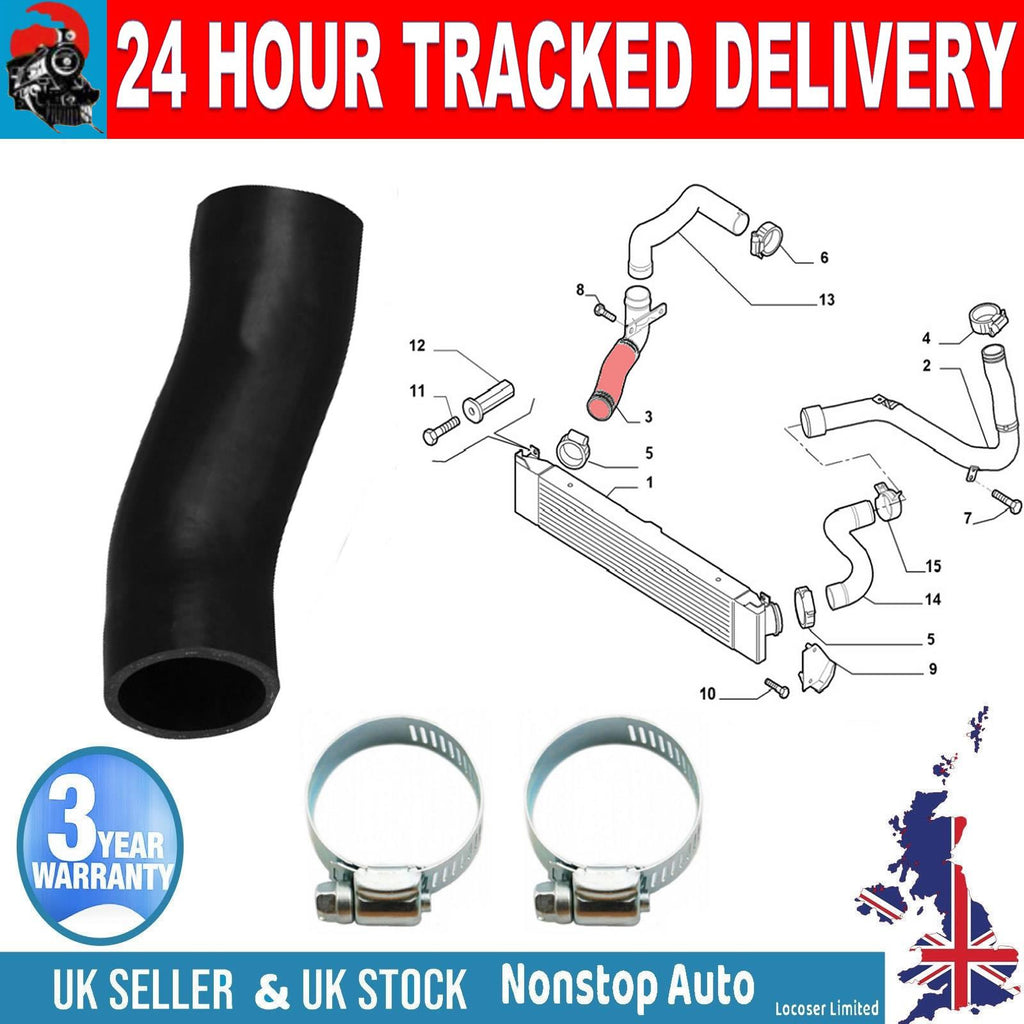 TURBO INTERCOOLER HOSE PIPE FOR FIAT DUCATO PEUGEOT BOXER CITROEN JUMPER  1344787080