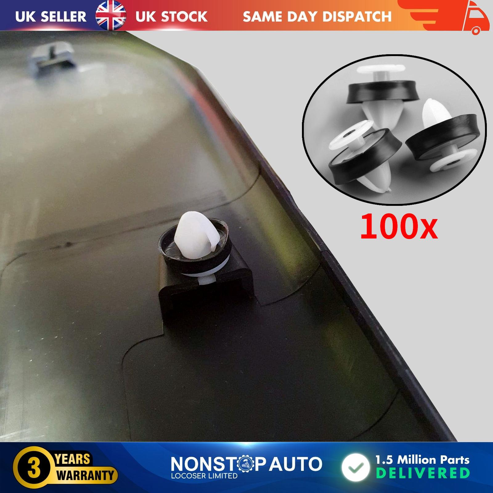 100X Door Moulding Panel Trim Clips For  RENAULT Master Vauxhall Movano Nissan NV400 7703077469