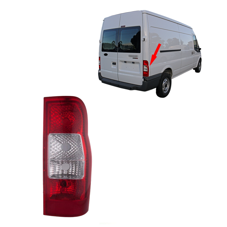 Rear Tail Light Without Bulb Holder Right Side Fits FORD Transit 6C1113404