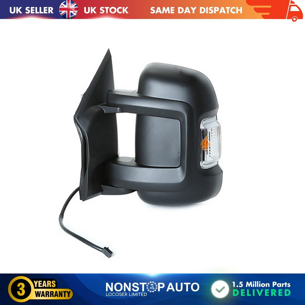 WING MIRROR ELECTRIC HEATED SHORT ARM LEFT FULL DOOR FOR CITROEN JUMPER II FIAT DUCATO PEUGEOT BOXER 735424423