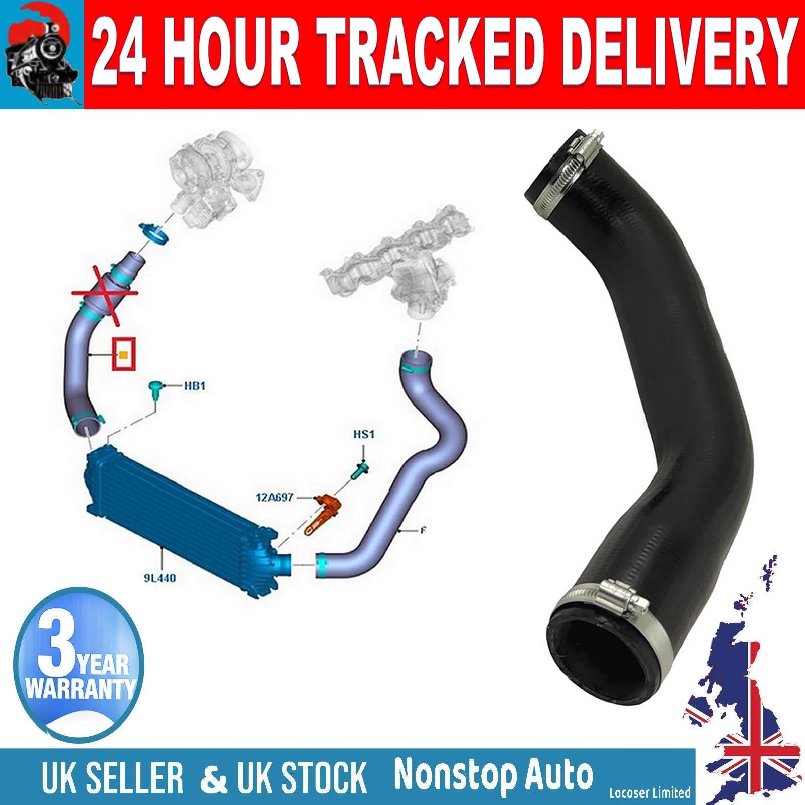 TURBO INTERCOOLER HOSE PIPE  LARGE  FOR  FORD Transit  2.2 TDCi   CC116C646BG