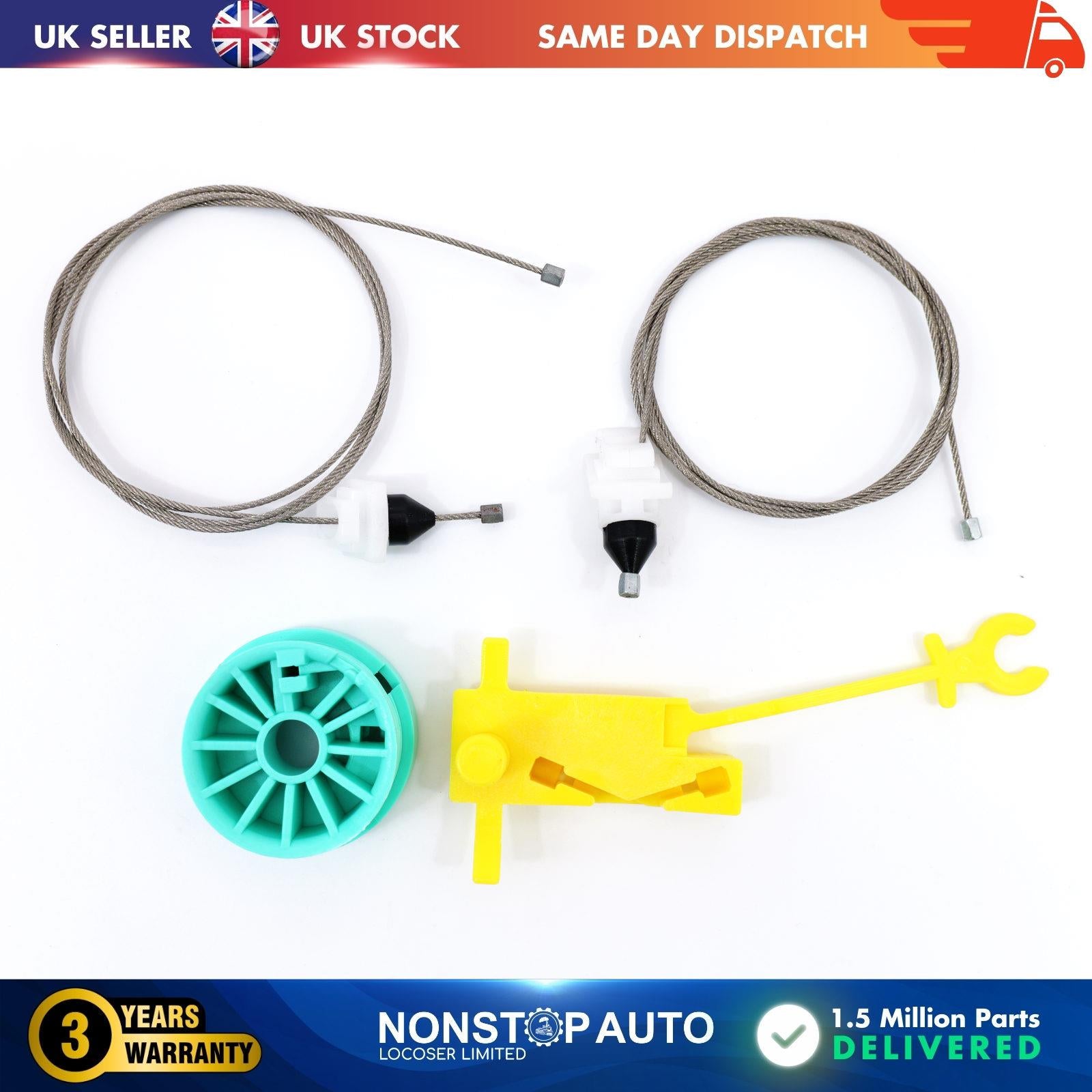 WINDOW REGULATOR REPAIR KIT FRONT LEFT RENAULT TRAFIC VAUXHALL VIVARO FIAT DUCATO PEUGEOT Boxer