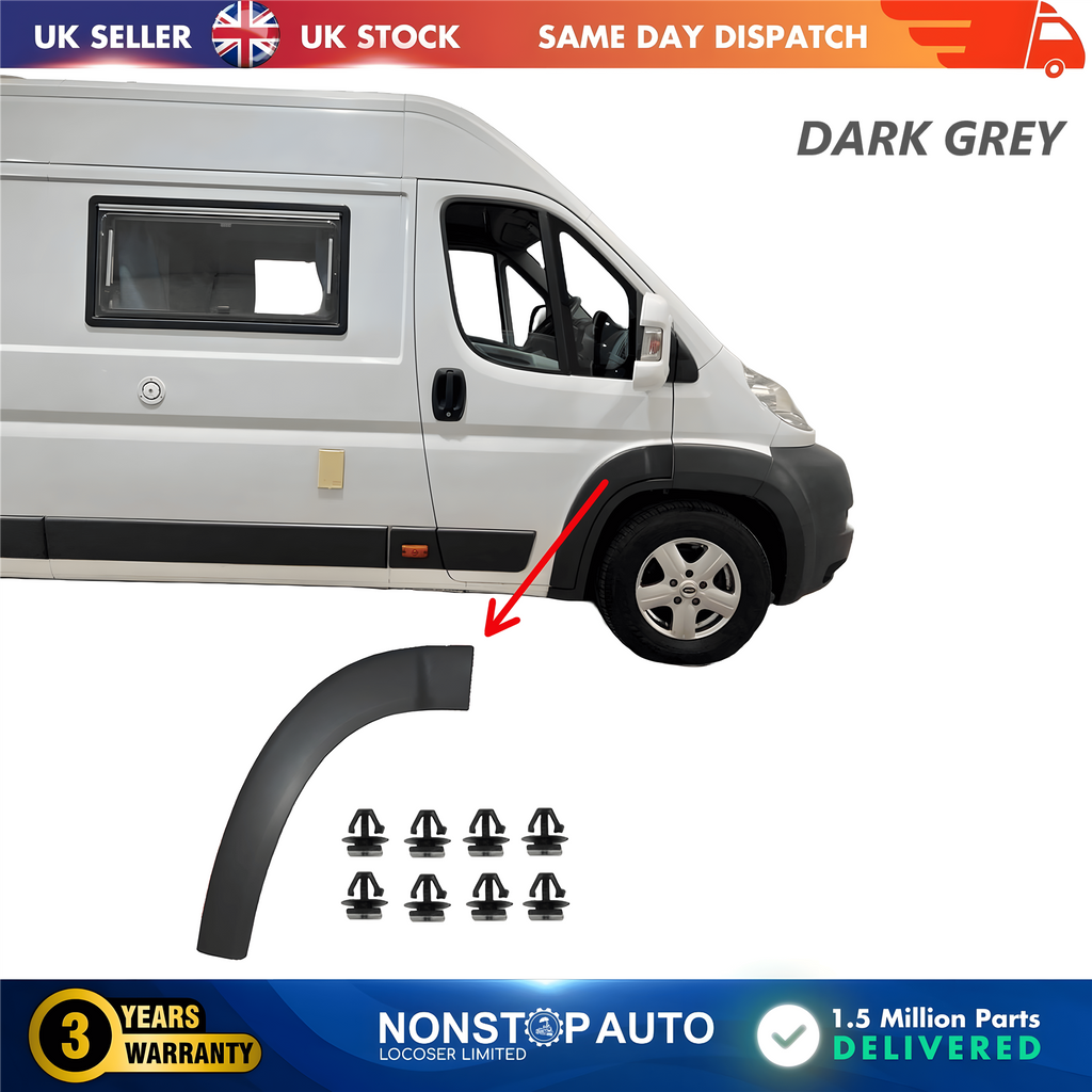 Wheel Arch Trim Moulding Front Right For CITROEN Relay PEUGEOT Boxer FIAT Ducato 2006 on 8545FF
