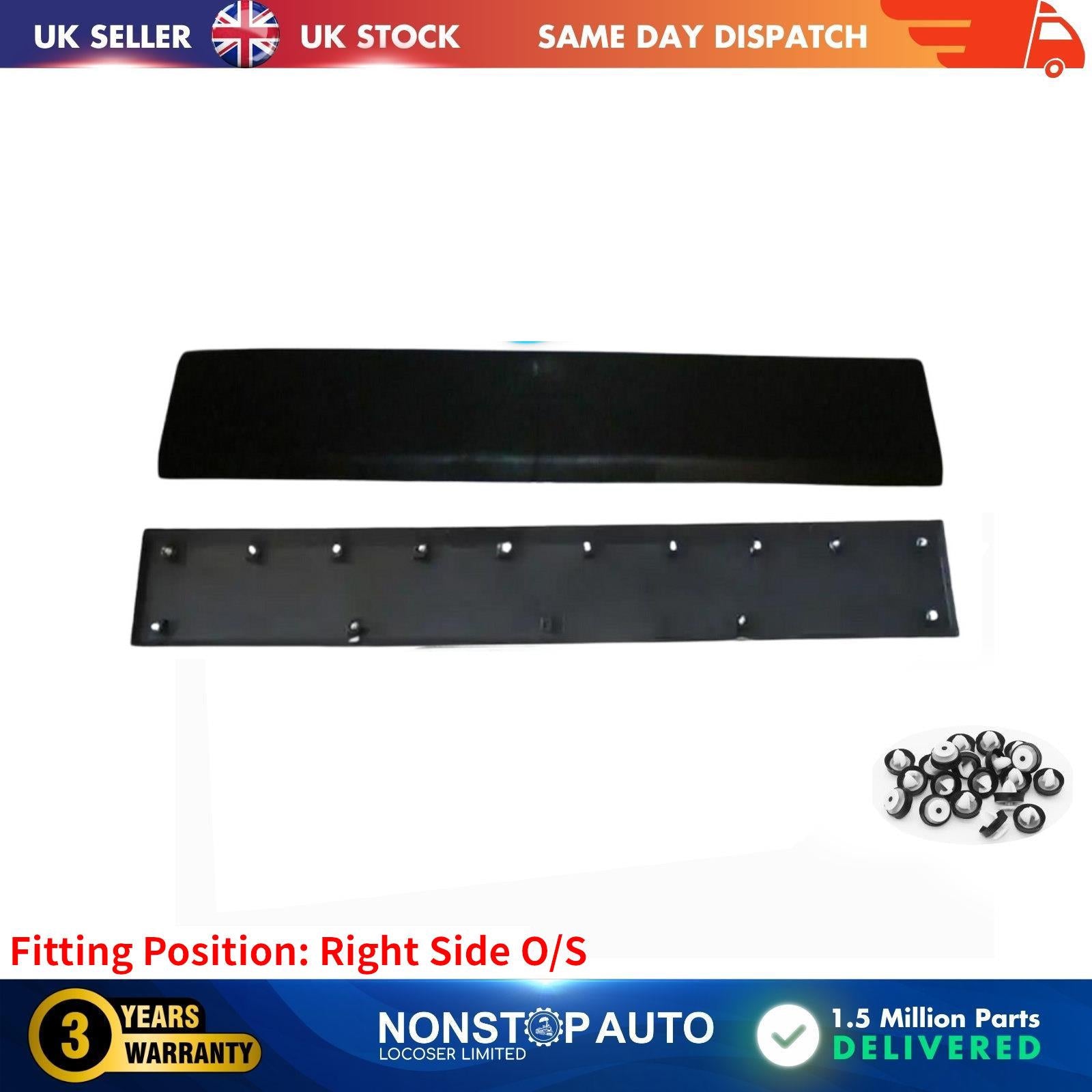 RIGHT SIDE DOOR MOULDING STRIP PANEL FITS VAUXHALL Movano RENAULT Master NISSAN NV400 828200148R