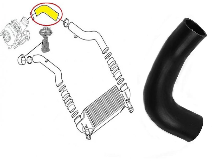 TURBO INTERCOOLER HOSE PIPE FOR FORD TRANSIT TOURNEO CONNECT 1.8 TDCI 7T169F796BG