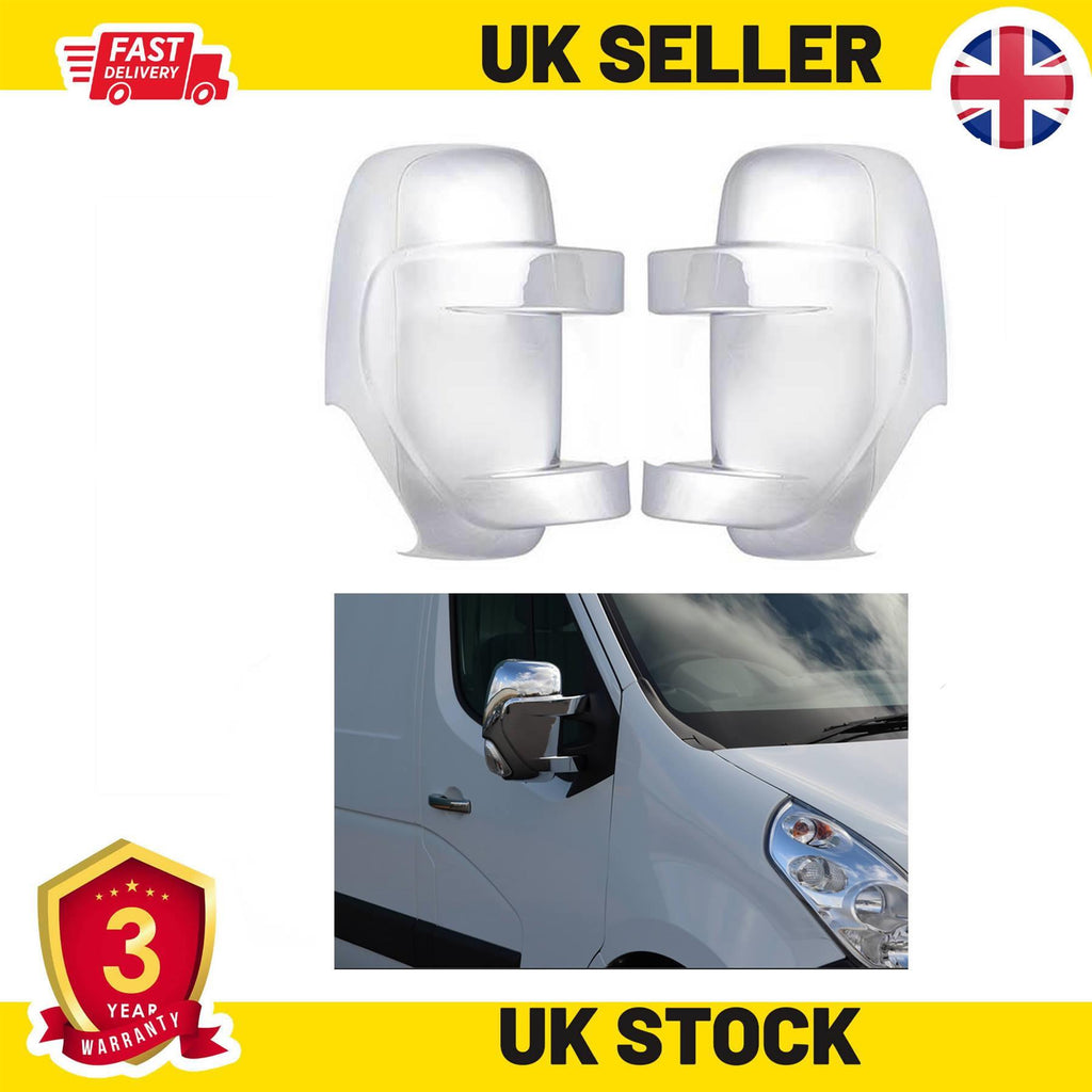 Wing Mirror Cover Cap Chrome / left&right For RENAULT Master OPEL Movano