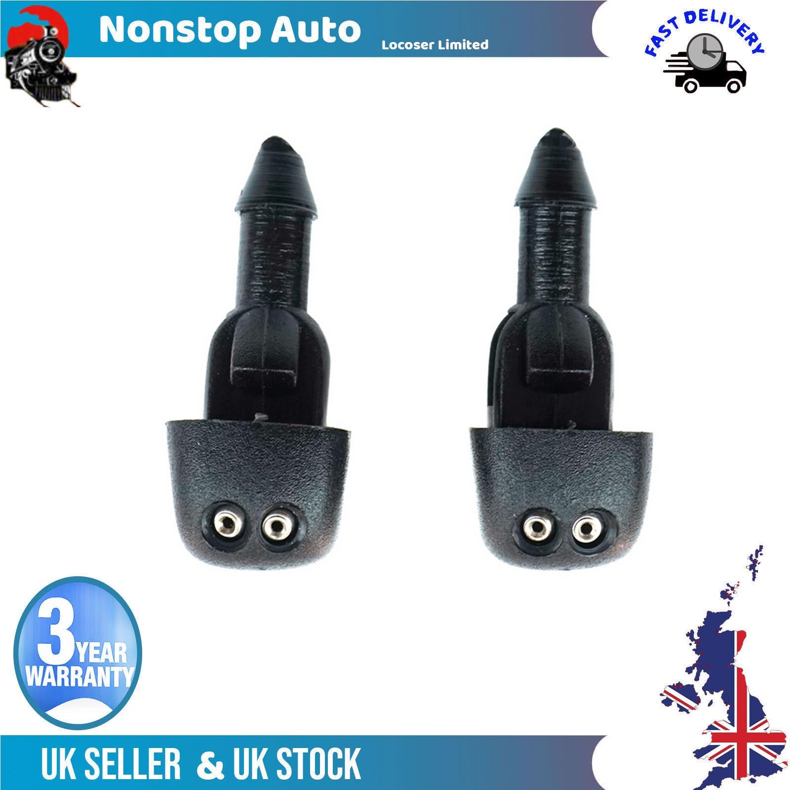 2X Washer Jet Wiper Nozzle Pipe Hose For FORD Transit T15 T20  8610B17666BB