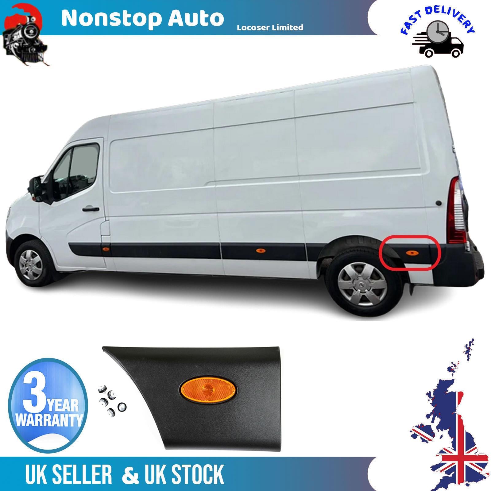 Side Moulding Strip Panel With Lamp Rear Left For NISSAN NV400 768F20007R