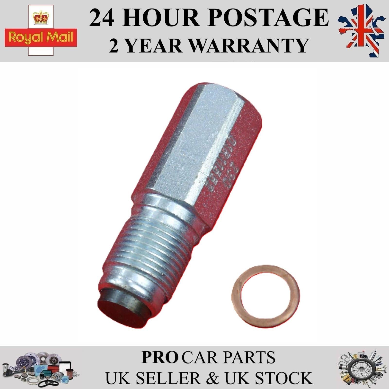FUEL RAIL SENSOR PRESSURE RELIEF VALVE FORD TRANSIT CITROEN RELAY FIAT DUCATO PEUGEOT BOXER